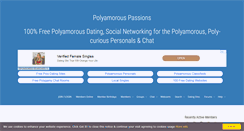 Desktop Screenshot of polyamorouspassions.com